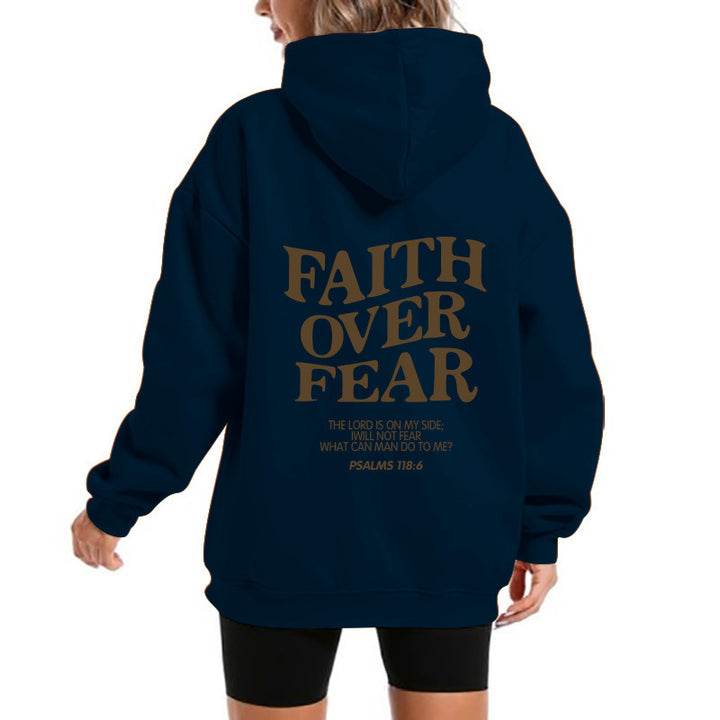 Kvinnors hoodie med motiverande text och bekväm passform Mirla-Eva Jonsson