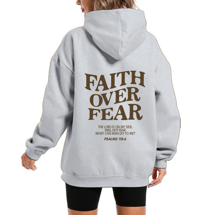 Kvinnors hoodie med motiverande text och bekväm passform Mirla-Eva Jonsson