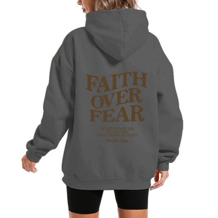 Kvinnors hoodie med motiverande text och bekväm passform Mirla-Eva Jonsson