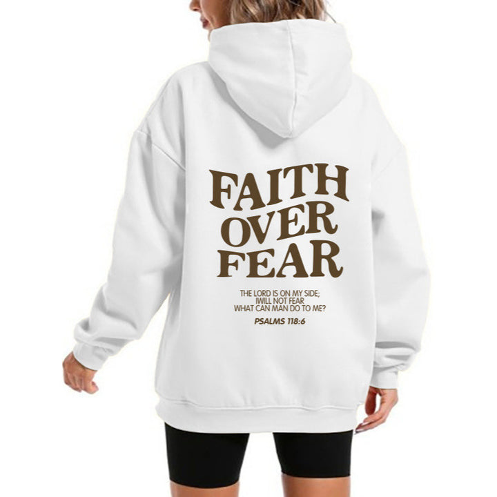 Kvinnors hoodie med motiverande text och bekväm passform Mirla-Eva Jonsson