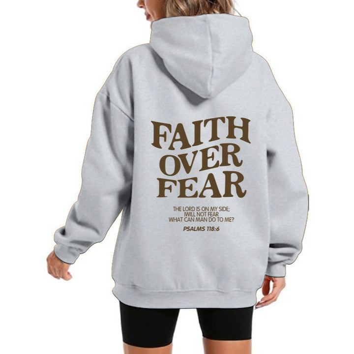 Kvinnors hoodie med motiverande text och bekväm passform Mirla-Eva Jonsson
