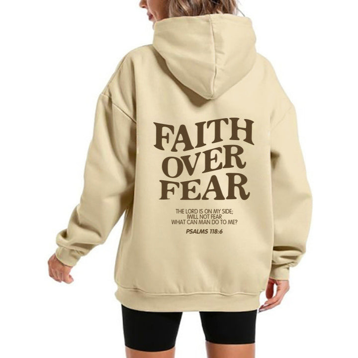 Kvinnors hoodie med motiverande text och bekväm passform Mirla-Eva Jonsson