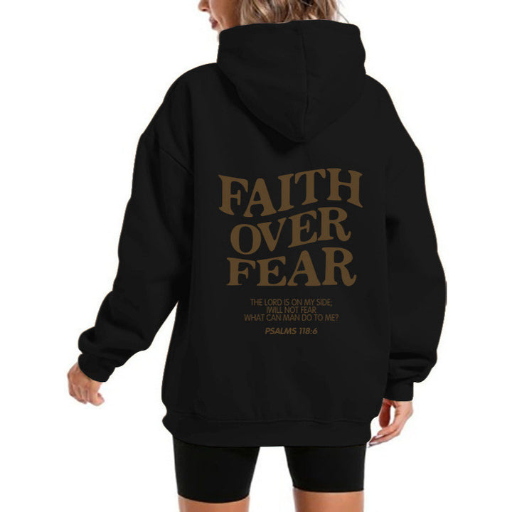 Kvinnors hoodie med motiverande text och bekväm passform Mirla-Eva Jonsson