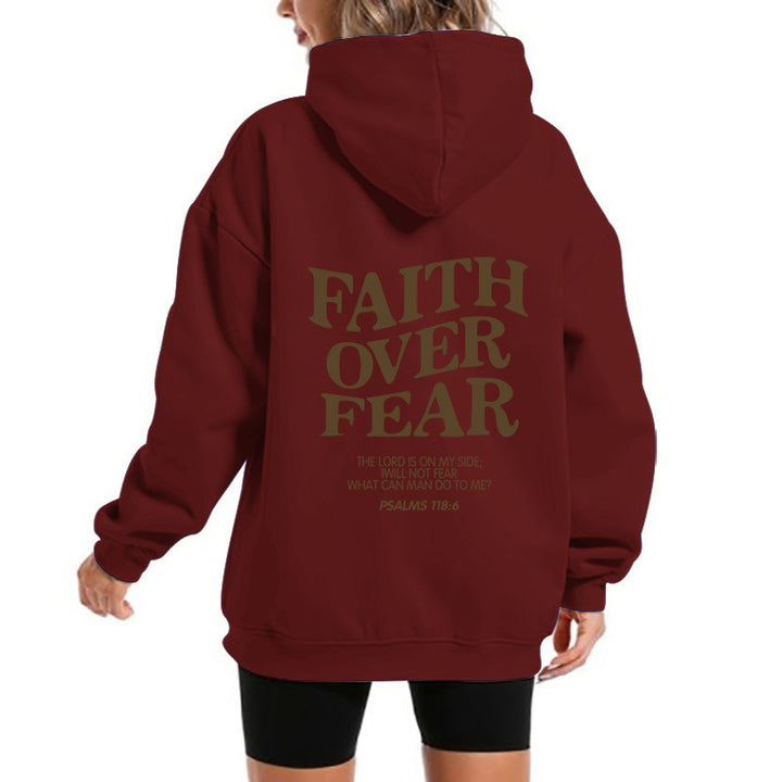Kvinnors hoodie med motiverande text och bekväm passform Mirla-Eva Jonsson
