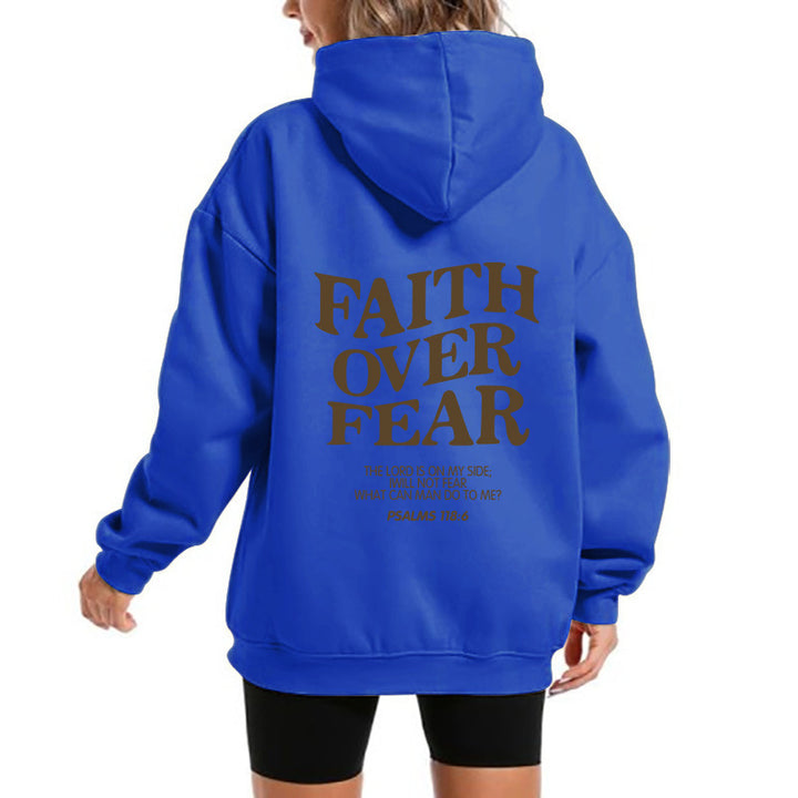 Kvinnors hoodie med motiverande text och bekväm passform Mirla-Eva Jonsson
