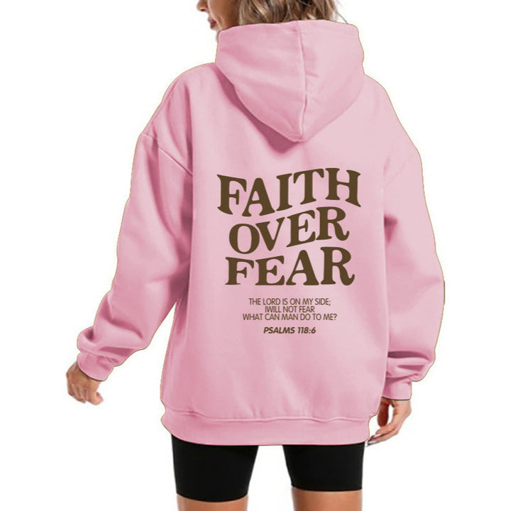 Kvinnors hoodie med motiverande text och bekväm passform Mirla-Eva Jonsson