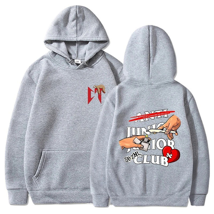 Kvinnors hoodie med original grafisk design och bekväm passform Mirla-Eva Jonsson