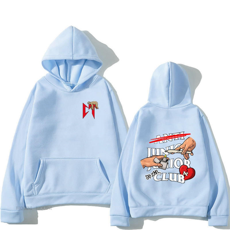 Kvinnors hoodie med original grafisk design och bekväm passform Mirla-Eva Jonsson