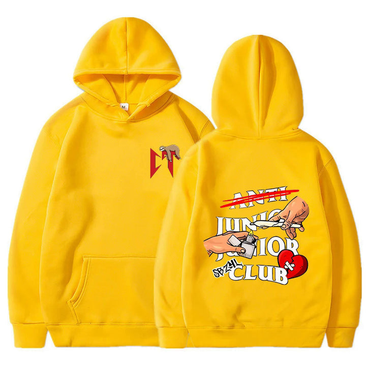 Kvinnors hoodie med original grafisk design och bekväm passform Mirla-Eva Jonsson