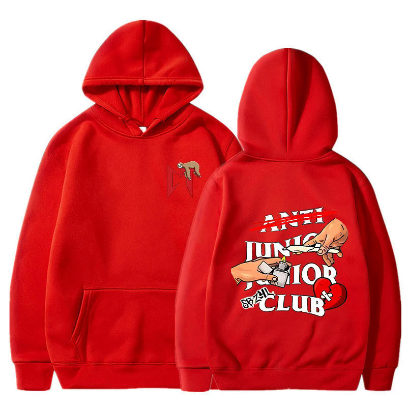 Kvinnors hoodie med original grafisk design och bekväm passform Mirla-Eva Jonsson