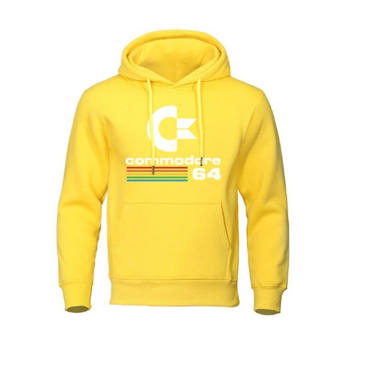 Kvinnors hoodie med retro datormotiv Mirla-Eva Jonsson
