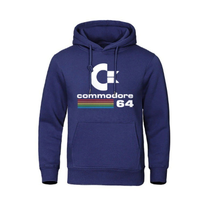 Kvinnors hoodie med retro datormotiv Mirla-Eva Jonsson