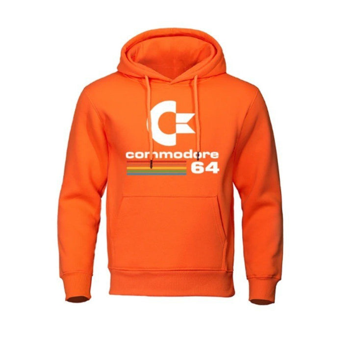 Kvinnors hoodie med retro datormotiv Mirla-Eva Jonsson