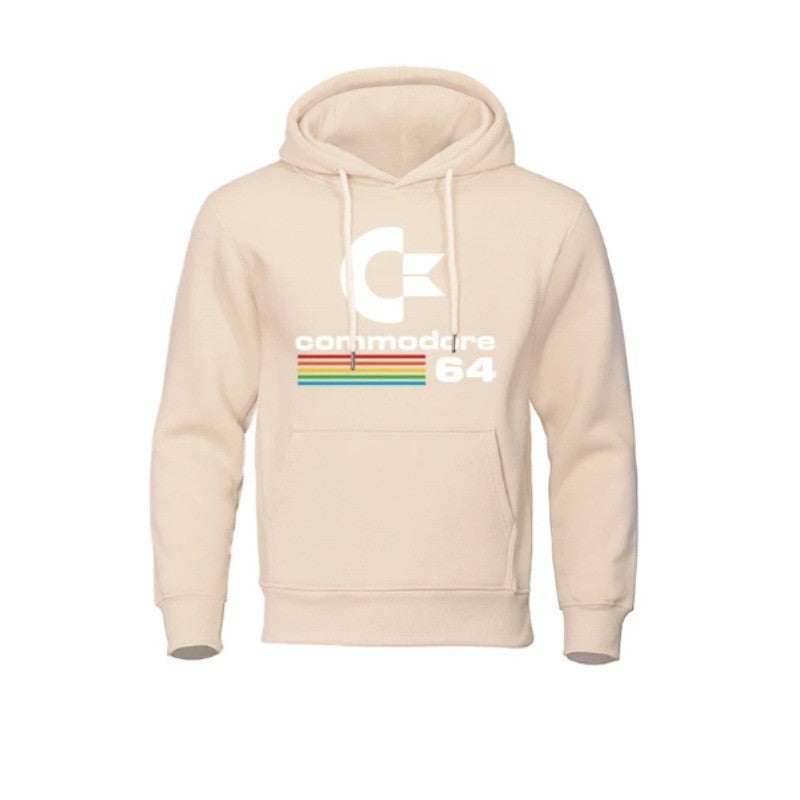 Kvinnors hoodie med retro datormotiv Mirla-Eva Jonsson