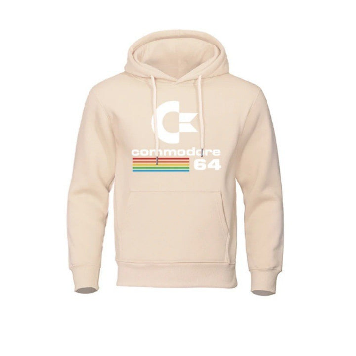 Kvinnors hoodie med retro datormotiv Mirla-Eva Jonsson
