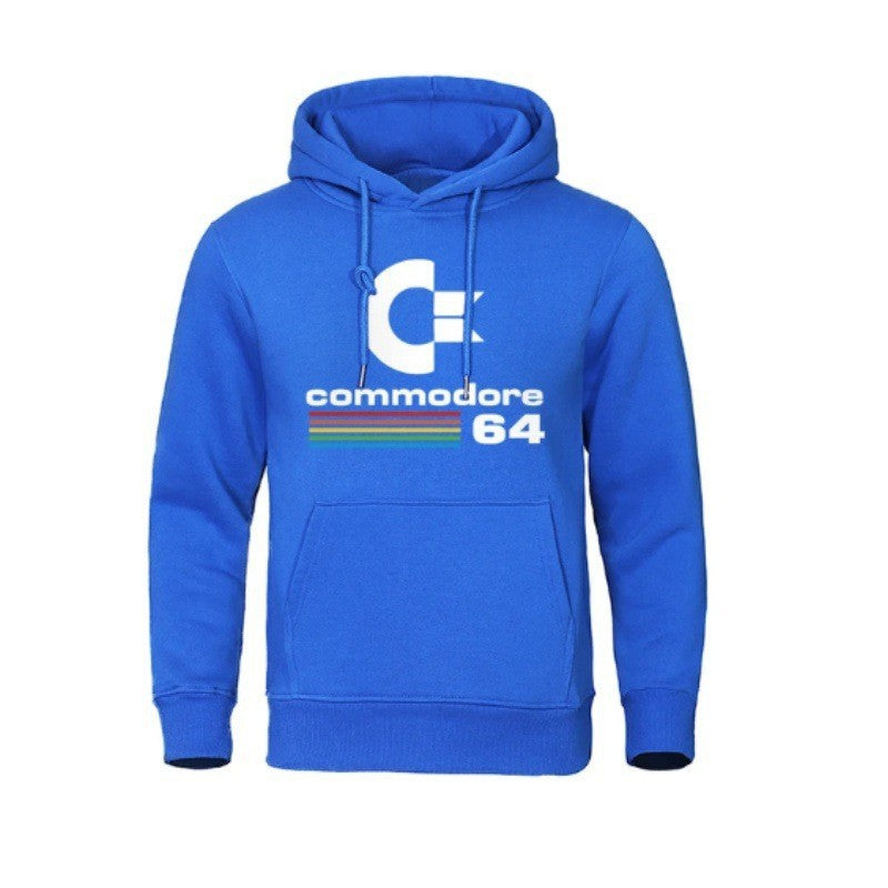 Kvinnors hoodie med retro datormotiv Mirla-Eva Jonsson