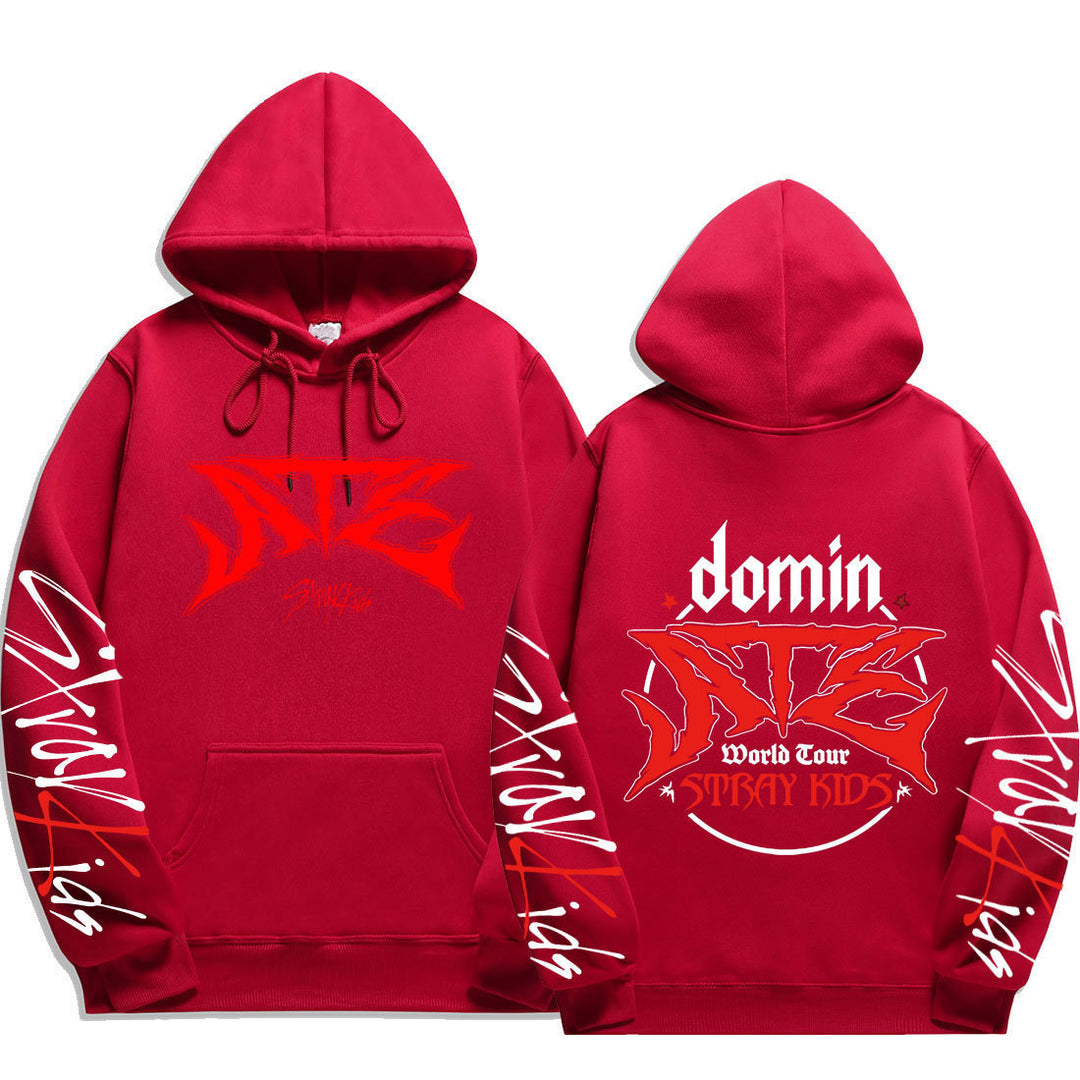 Kvinnors hoodie med slående grafisk design Mirla-Eva Jonsson