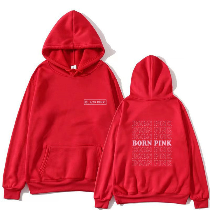 Kvinnors hoodie med slående grafisk design Mirla-Eva Jonsson