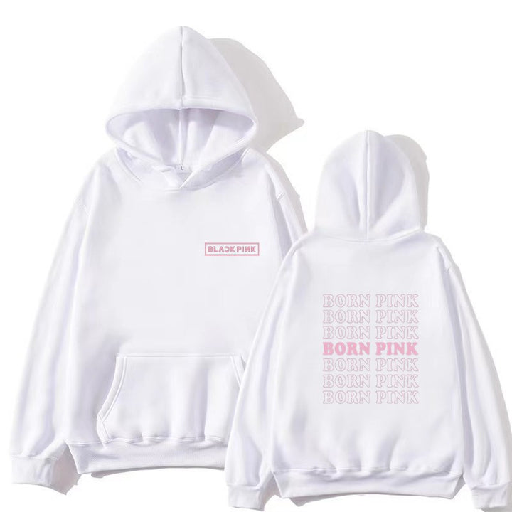 Kvinnors hoodie med slående grafisk design Mirla-Eva Jonsson