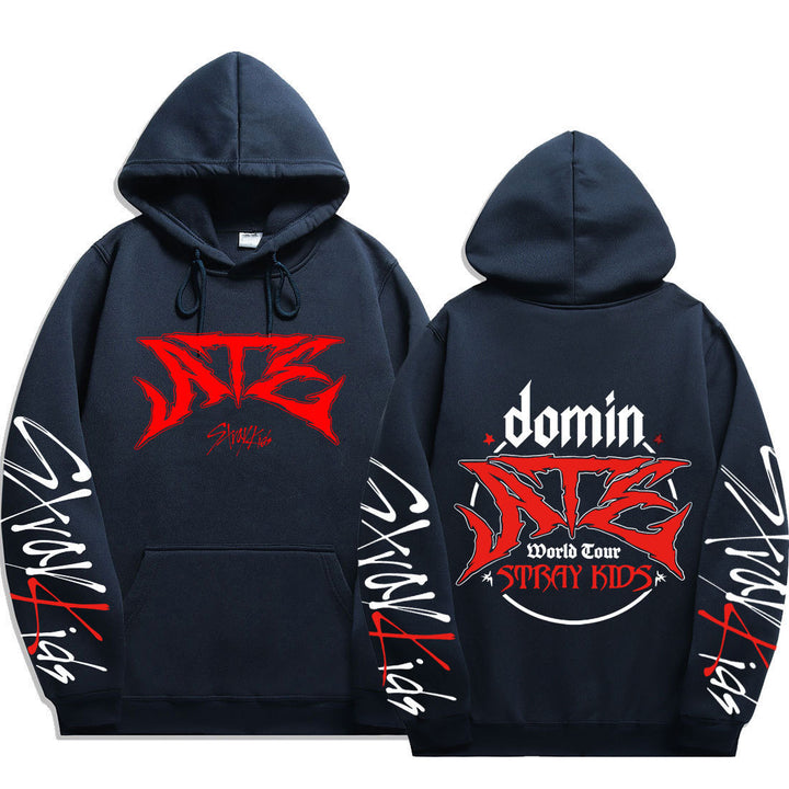 Kvinnors hoodie med slående grafisk design Mirla-Eva Jonsson