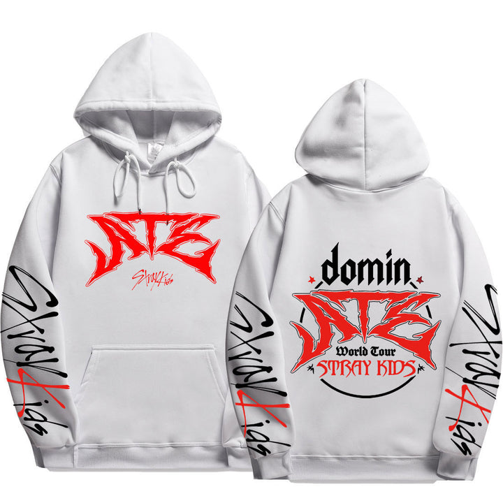 Kvinnors hoodie med slående grafisk design Mirla-Eva Jonsson