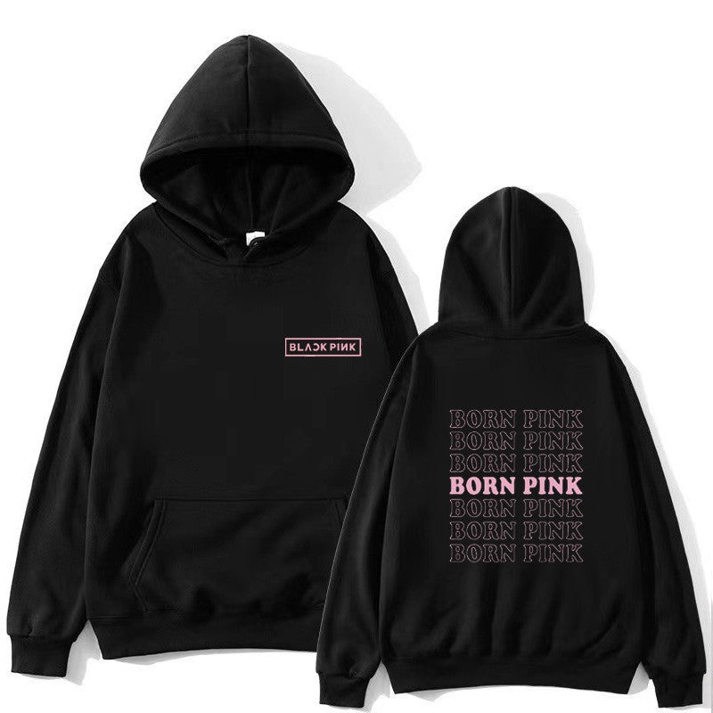 Kvinnors hoodie med slående grafisk design Mirla-Eva Jonsson