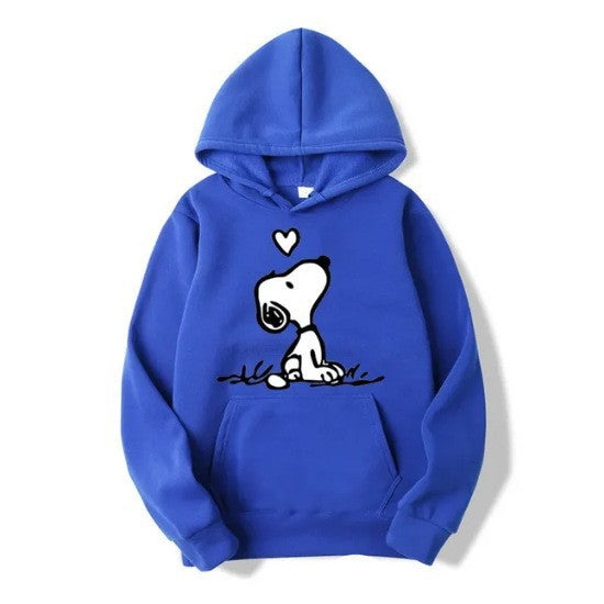 Kvinnors hoodie med sött Snoopy-motiv Mirla-Eva Jonsson