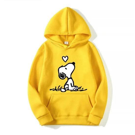 Kvinnors hoodie med sött Snoopy-motiv Mirla-Eva Jonsson