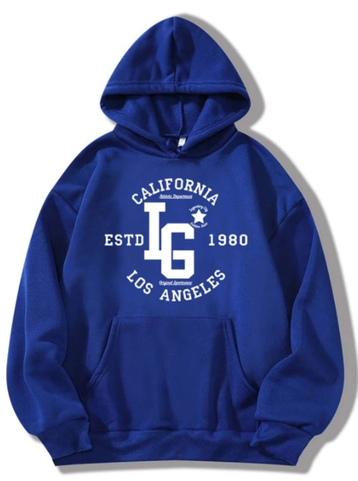 Kvinnors hoodie med sportig California tryck Mirla-Eva Jonsson