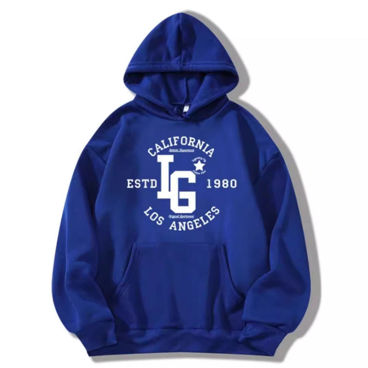 Kvinnors hoodie med sportig California tryck Mirla-Eva Jonsson