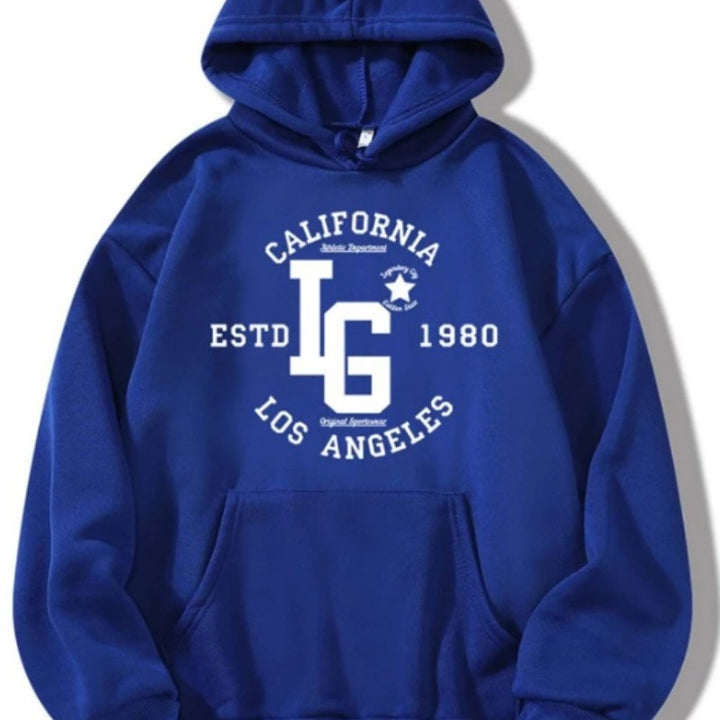 Kvinnors hoodie med sportig California tryck Mirla-Eva Jonsson