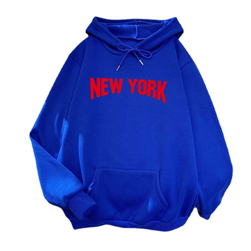 Kvinnors hoodie med stilig New York-design Mirla-Eva Jonsson