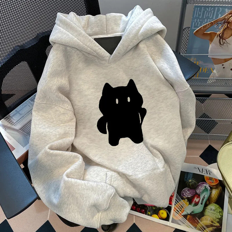 Kvinnors hoodie med stilig djurmotiv Mirla-Eva Jonsson