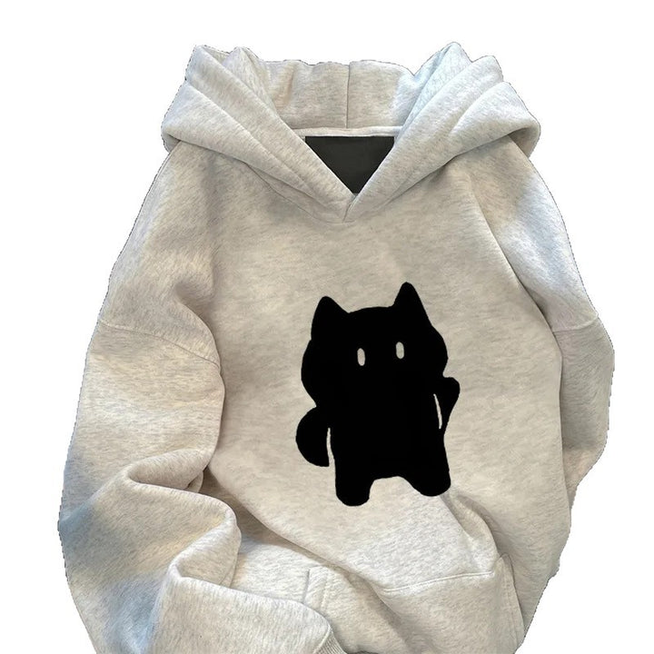 Kvinnors hoodie med stilig djurmotiv Mirla-Eva Jonsson
