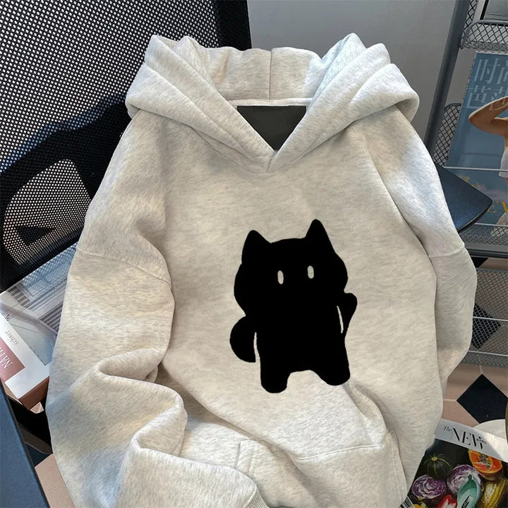 Kvinnors hoodie med stilig djurmotiv Mirla-Eva Jonsson