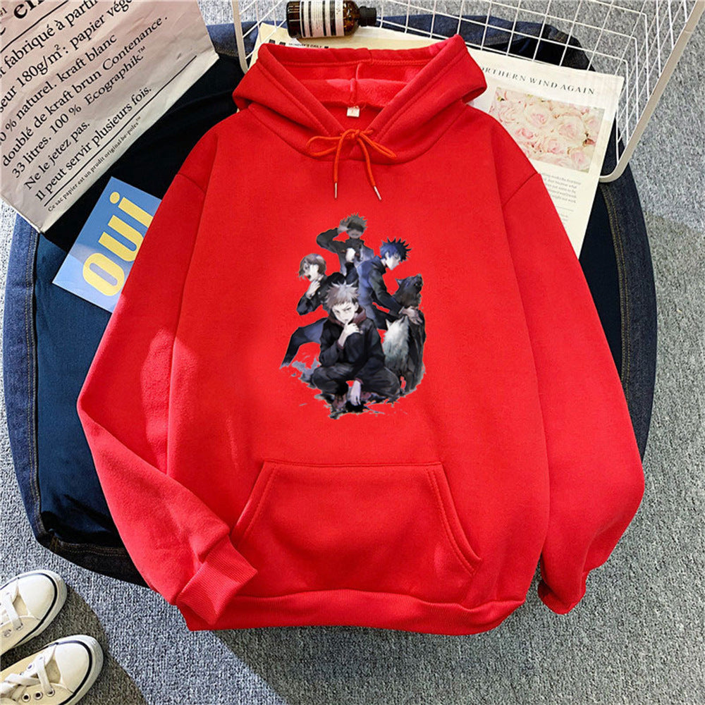 Kvinnors hoodie med unik anime-design Mirla-Eva Jonsson