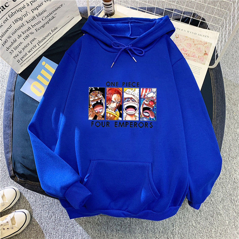 Kvinnors hoodie med unik anime-design Mirla-Eva Jonsson
