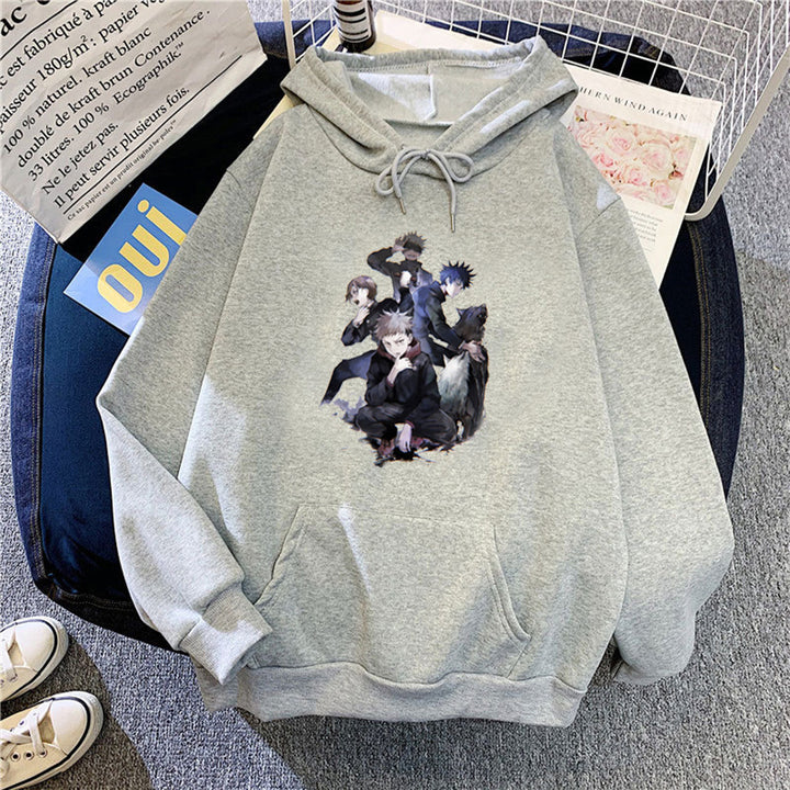 Kvinnors hoodie med unik anime-design Mirla-Eva Jonsson