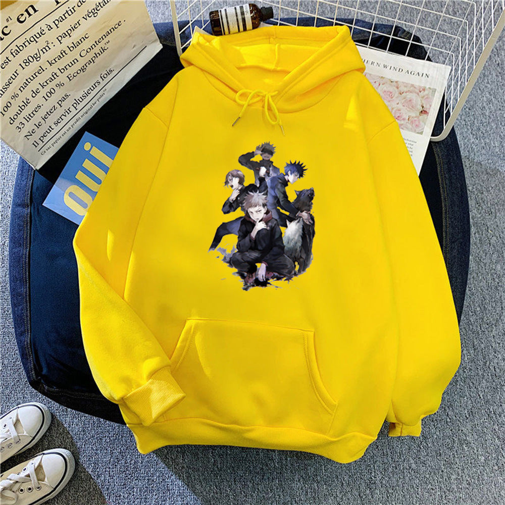 Kvinnors hoodie med unik anime-design Mirla-Eva Jonsson