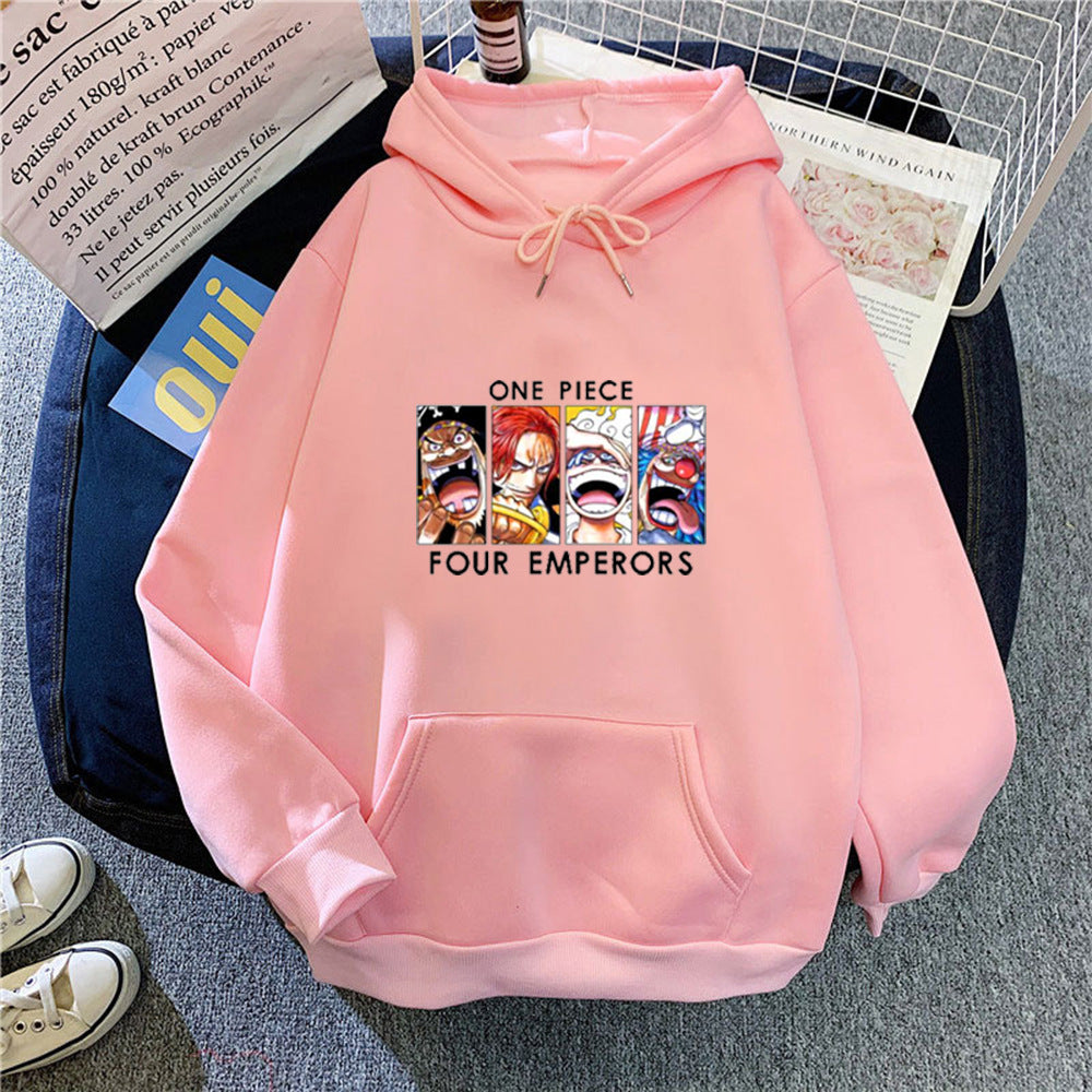 Kvinnors hoodie med unik anime-design Mirla-Eva Jonsson