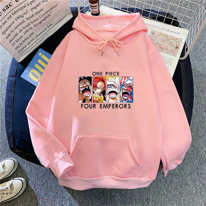 Kvinnors hoodie med unik anime-design Mirla-Eva Jonsson