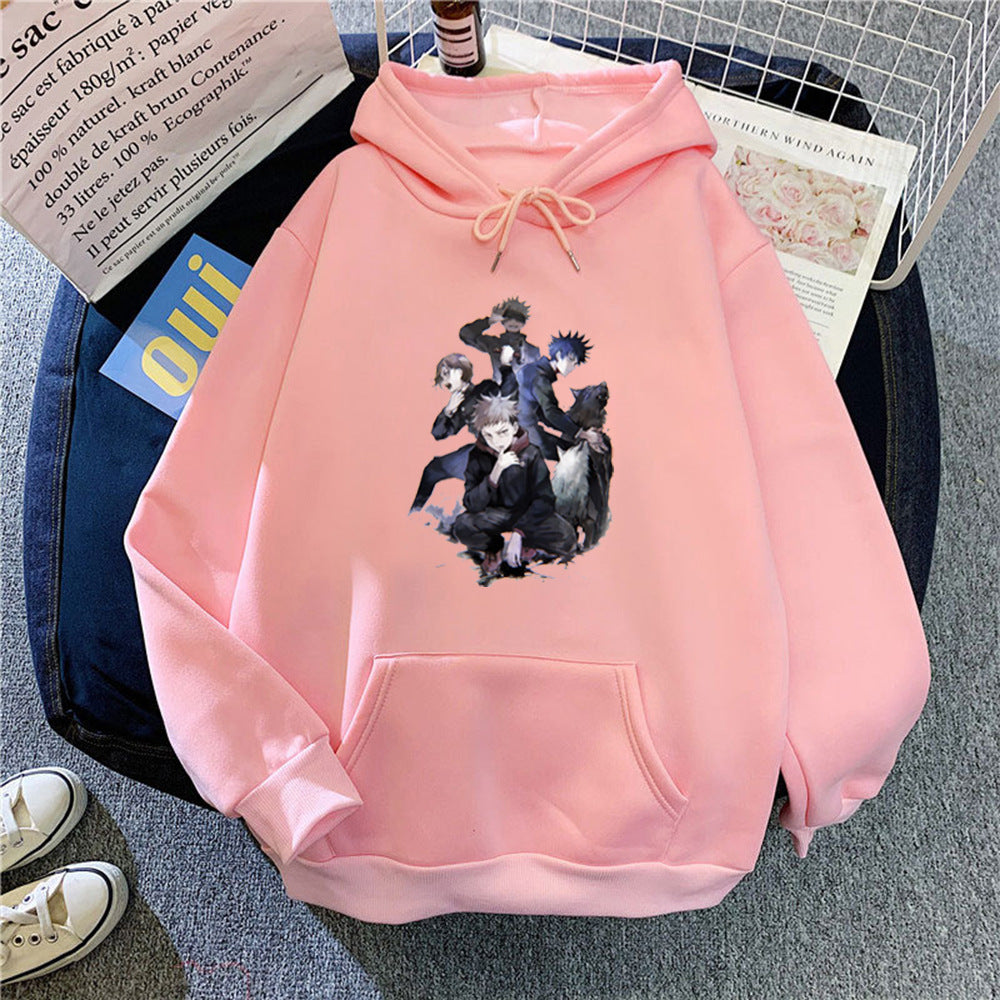 Kvinnors hoodie med unik anime-design Mirla-Eva Jonsson