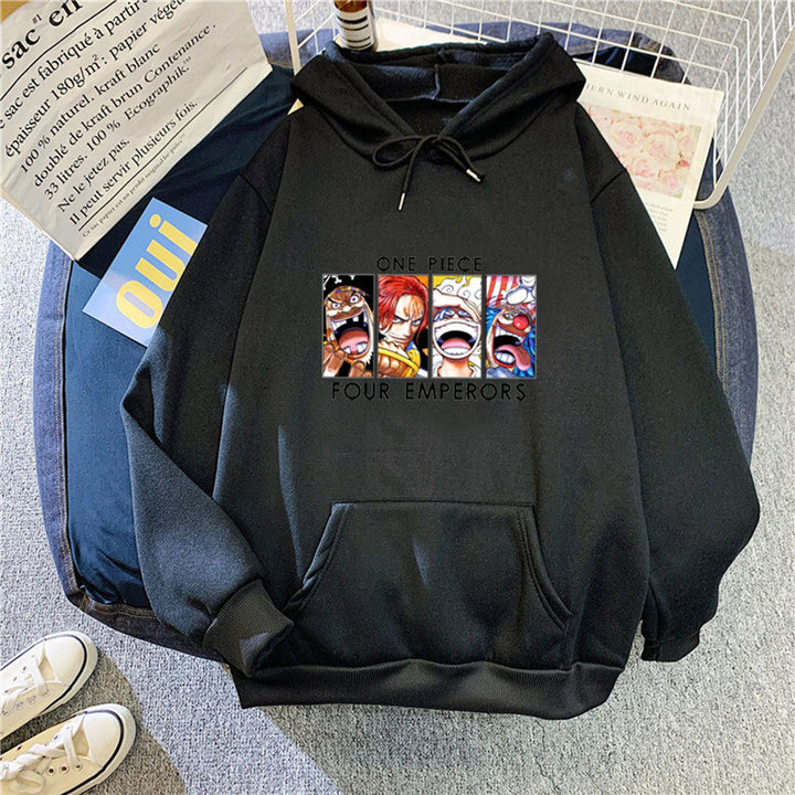 Kvinnors hoodie med unik anime-design Mirla-Eva Jonsson