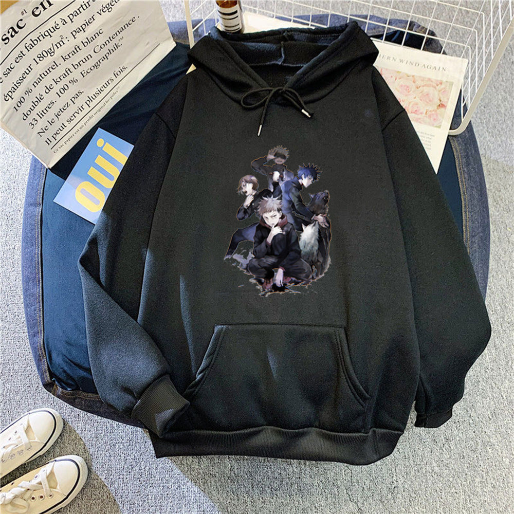 Kvinnors hoodie med unik anime-design Mirla-Eva Jonsson