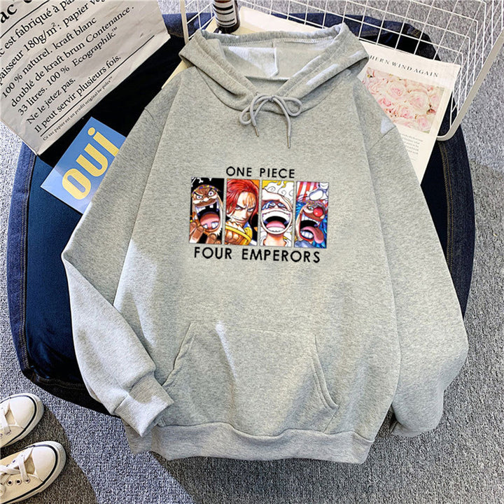 Kvinnors hoodie med unik anime-design Mirla-Eva Jonsson