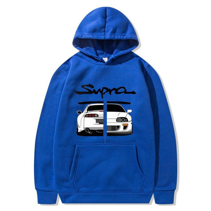 Kvinnors hoodie med unik design och bekväma kängurufickor Mirla-Eva Jonsson