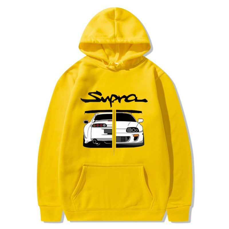 Kvinnors hoodie med unik design och bekväma kängurufickor Mirla-Eva Jonsson