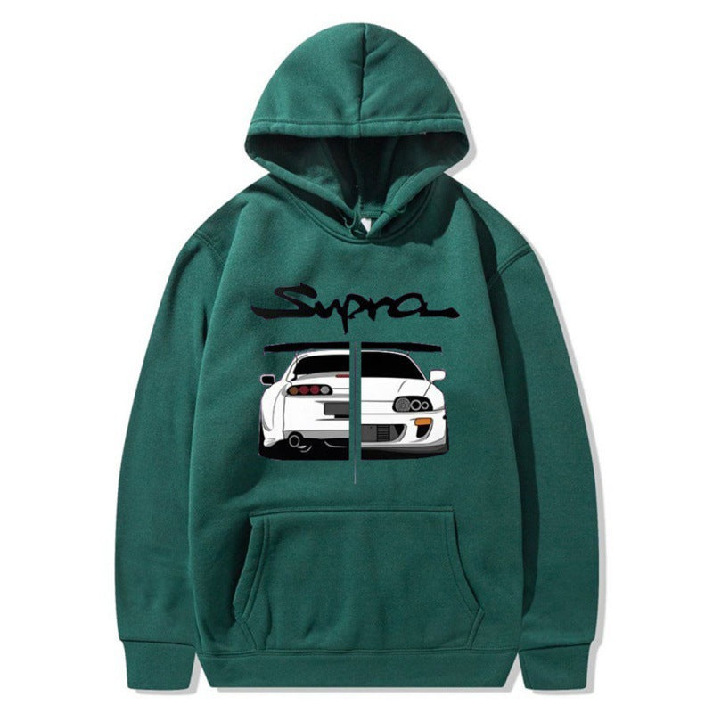Kvinnors hoodie med unik design och bekväma kängurufickor Mirla-Eva Jonsson