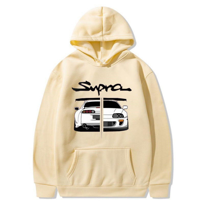 Kvinnors hoodie med unik design och bekväma kängurufickor Mirla-Eva Jonsson