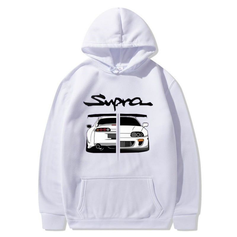 Kvinnors hoodie med unik design och bekväma kängurufickor Mirla-Eva Jonsson